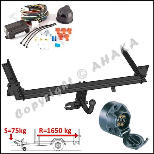 AHK ES7 für Opel Astra H 04-10 Caravan Kombi Anhängevorrichtung Anhängerkupplung