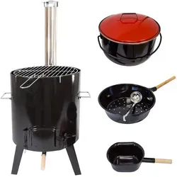 LEMODO Gulaschkanone, Raketenofen mit Gulaschtopf