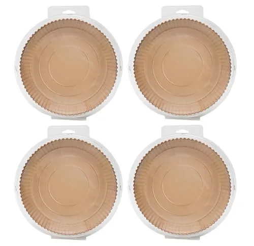 MICHELINO Ø 20 cm Airfryer Backpapier für Heißluftfritteuse Backofen und Mikrowelle (50 Stück)