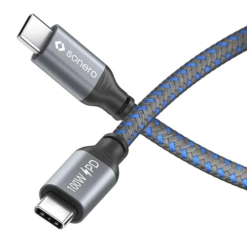 Sonero USB-C auf USB-C Ladekabel