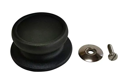 Hitzebeständiger Deckelknopf bis 260°C - Deckelknopf für Töpfe und Pfannen, hitzebeständig bis 260°C. Aus rostfreiem Edelstahl gefertigt, für lange Haltbarkeit und universelle Passform auf Glasdeckeln mit 5,5mm Lochung.