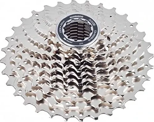 Shimano Tiagra 10-fach Kassette 11-34 - Veloantrieb, hochwertige 10-fach Kassette mit breitem Übersetzungsbereich für optimale Leistung und Vielseitigkeit beim Radfahren.