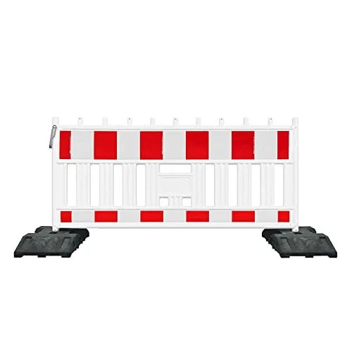 TMS PRO SHOP RSA-Komplett-Set, Schrankenzaun FUTURE mit Fußplatten, RA2, 2,15 x 1,11 m, Art.-Nr. 609441 | Schrankenzaun | Absperrschranke | Absperrzaun