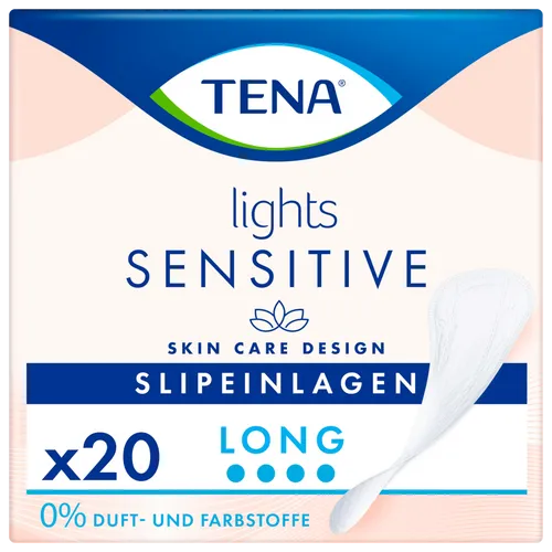 TENA Lights Sensitive Long Slipeinlagen – 20 Stück