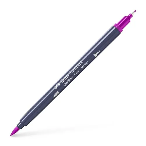 Faber-Castell Creative Studio Goldfaber Sketch Marker, Middle Purple Pink, Single Marker, für Kunst, Handwerk, Zeichnen, Skizzieren, Zuhause, Schule, Universität, Ausmalen