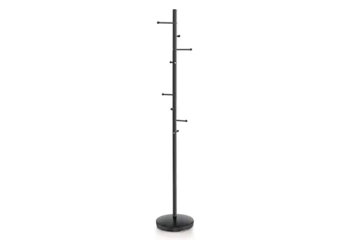 reisenthel Garderobe Black - Stilvoller Design-Garderobenständer aus Metall - Garderobenständer mit 8 Haken in unterschiedlichen Längen für einfachen Zugriff auf Jacken und Mäntel. Platzsparend und stabil, ideal für jeden Eingangsbereich.