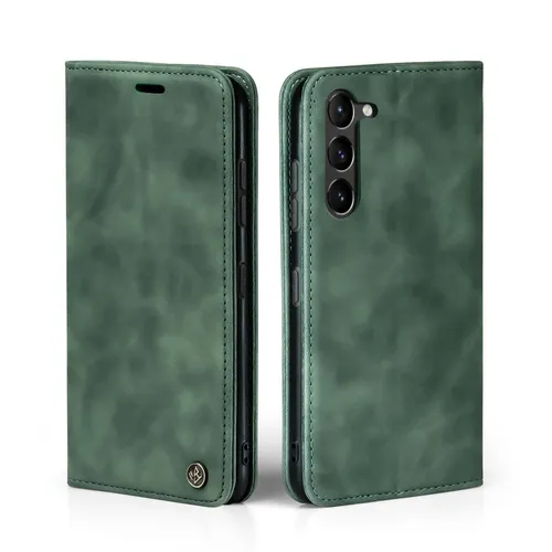 Hülle für Samsung Galaxy S23 Serie Handytasche Klapphülle Case Cover Flip Grün