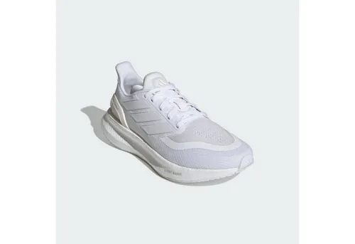 adidas Damen Pureboost 5 – Leichte Sneakers in Weiß, Größe 44 EU - Moderne Sneakers mit individueller Passform und atmungsaktivem Obermaterial. Ideal für den täglichen Einsatz und umweltfreundlich, da zu 20 % aus recycelten Materialien.