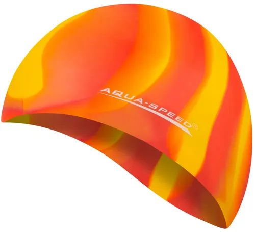 Aqua Speed Badekappe Batik Schwimmhaube – Elastisches Silikon & rutschfester Sitz (Dehnbares Silikon – angenehmer Sitz ohne Druckstellen), Strapazierfähig & robust – hält auch häufigem Gebrauch stand