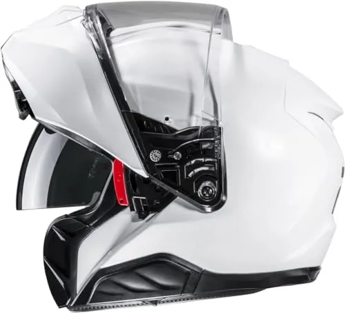 HJC RPHA 91 Klapphelm weiß unisex, XXL - Motorradhelm mit Premium Integrated Matrix EVO-Schale für optimale Sicherheit und Leichtigkeit. Ideal für Tourenfahrer, bietet er hohen Tragekomfort und ausgezeichnete Geräuschdämmung.