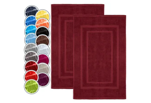 Badematten & Badteppiche Rot von NatureMark