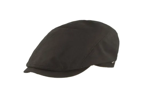 Breite Herren Schiebermütze Flatcap Black 62 - Leichte Schiebermütze mit innovativer Sympatex-Membran. Ideal für jedes Wetter, bietet sie zuverlässigen Schutz und hohen Tragekomfort. Mit atmungsaktivem Meshfutter für optimale Belüftung.