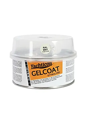 YACHTICON Gelcoat Spachtel 250g RAL 9001 cremeweiß