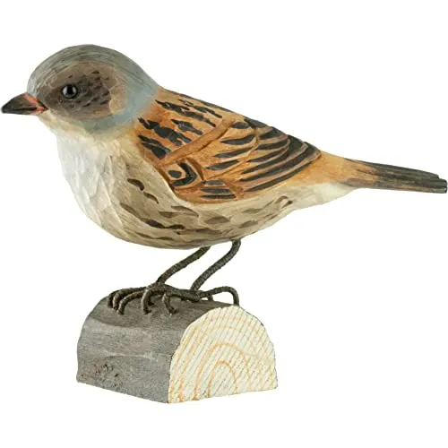 Wildlife Garden Dekoobjekt Dekovogel Heckenbraunelle - Dekorativer Deko-Vogel Heckenbraunelle für den Garten, liebevoll gestaltet und ideal, um Ihrem Außenbereich eine lebendige Note zu verleihen.