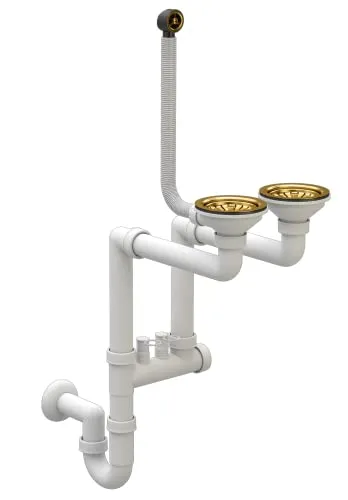 Granitan Platzsparendes Küchenspülen Siphon, Küchenspülenablauf