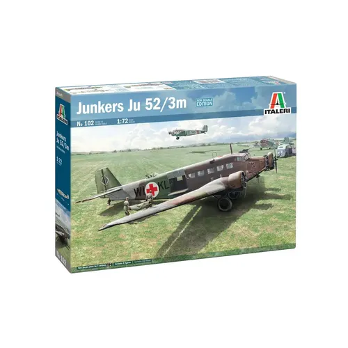 Italeri 0102 1:72 Ju-52/3m von TAMIYA-CARSON Modellbau GmbH &, Co. KG