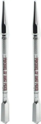 Benefit Cosmetics Twice As Precise! Warm Light Brown 03 - Make Up - Augenbrauen-Set mit feiner Spitze und Spoolie für natürliche Striche und bis zu 12 Stunden wasserfesten Halt.