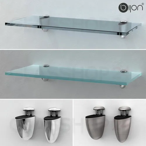 Glasregal Wandregal von GLASHOP24 - Modernes Wandregal aus Mattglas mit eleganter Edelstahloptik, ideal für stilvolle Ablagen in jedem Raum. Maximale Breite bis 100 cm und belastbar bis 5 kg.