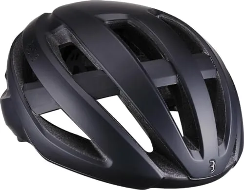 BBB Cycling Maestro BHE-09 Helm Black, 58-62cm - Fahrradhelm mit AIRFLOW COOLING SYSTEM für optimale Belüftung und Sicherheit, ideal für komfortable Fahrten bei jedem Wetter.