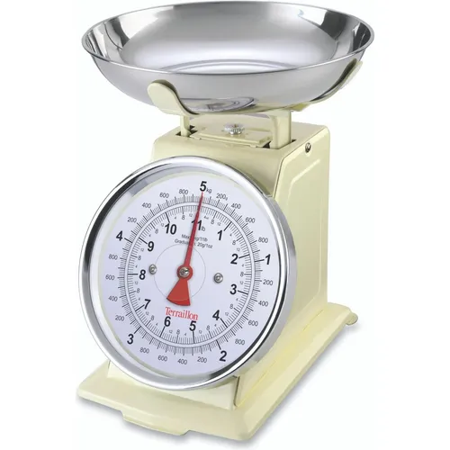 Terraillon Küchenwaage Trad 500 (380043) - Küchenwaage mit präziser Wiegetechnologie, ideal für genaues Abmessen von Zutaten beim Kochen und Backen.