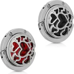 kwmobile Taschenhalter für Tisch in rot von kwmobile