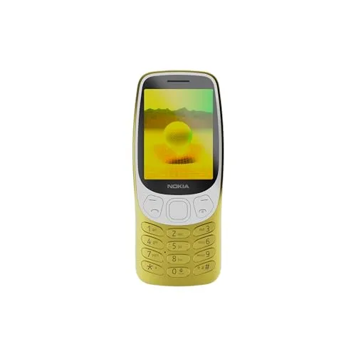 Nokia 3210 4G Dual SIM - Simlockfreies Handy im Y2K Gold Design, Retro Flair mit moderner Technik und Snake-Spiel