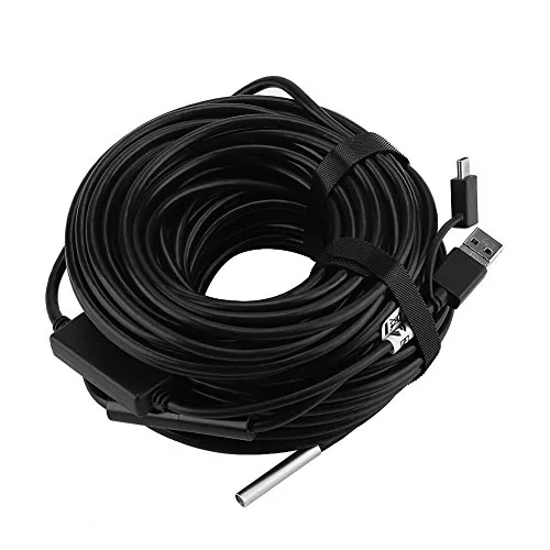 in 1 USB Endoskop, Inspektionskamera Endoskop 20-Meter 5.5mm 720p Megapixel HD-IP67 Wasserdichte Snake Kamera -6 verstellbaren LED-Licht für Pipe Car Inspection für Smartphone 3