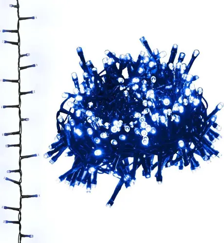 vidaXL LED-Lichterkette mit 1000 LEDs in Blau, 25 m in blau von vidaXL