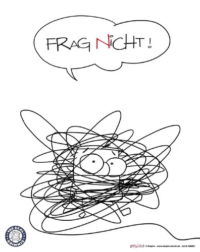 Mauspad Grimmis Frag nicht - Mousepad - Mousepad