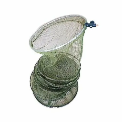 Behr XXL-Superkescher Setzkescher Gummiert 3,50 m D 50 cm - Kescher & Netze, gummiertes Netz für einfaches Entnehmen von Fischen, ideal für Angler mit hohen Ansprüchen