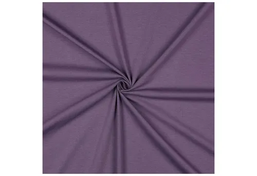 maDDma Stoff 0,5m Bio Jersey Meterware Jerseystoff Baumwolle Farbwahl, 084 - graulila