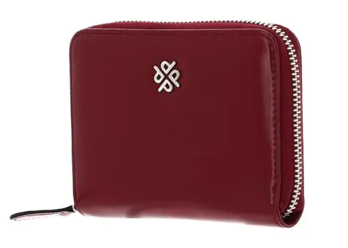 Picard Black Tie 1 Geldbörse Leder 12 cm rot - elegante Damengeldbörse mit 6 Kreditkartenfächern, hochwertiges Leder und sicherer Reißverschluss