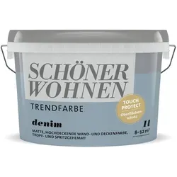 Schöner Wohnen Trendfarbe Denim Matt 1 l