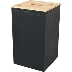 EDA Pellets-Aufbewahrungsbox 36 Liter schwarz in schwarz von EDA