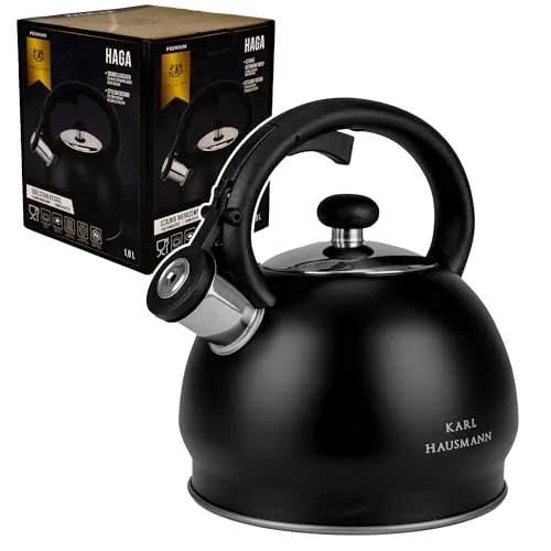 KARL HAUSMANN Wasserkessel Induktion in schwarz von KARL HAUSMANN