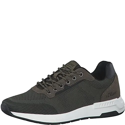 s.Oliver Sneaker 5-5-13663-20 Grün Red Label - Herren-Sneaker mit modernem Design und bequemer Passform für den Alltag.