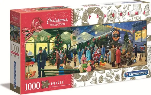 Clementoni 39577 Panorama Puzzle Christmas Santa 1000 Teile