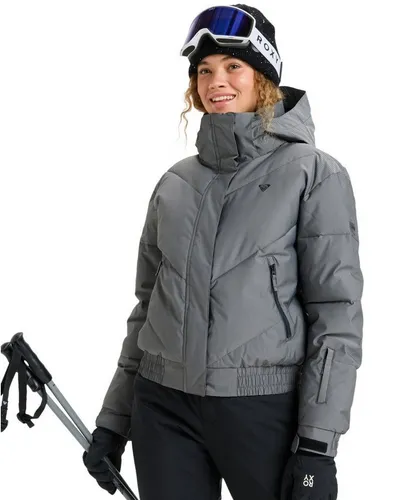 Roxy Snowboardjacke Snow Shimmer 10K schwarz XS (34) - Funktionsjacken, wasserfest mit 10K Membran, perfekt für Schneeabenteuer und stylisch in Schwarz.