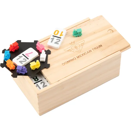 Mexican Train Double Domino-Spiel – Domino verdoppelt 12 Zahlen - Gesellschaftsspiel für 2+ Spieler, fördert strategisches Denken und macht Spaß für die ganze Familie!