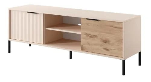 Emporius Beige TV-Lowboard 150 cm Varo - Zweitürige TV-Schrank - Möbel vom Hersteller