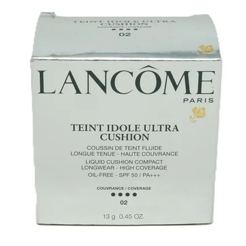 Lancome Teint Idole Ultra Cushion Liquid Cushion Compact SPF50 Coverage 02 Found