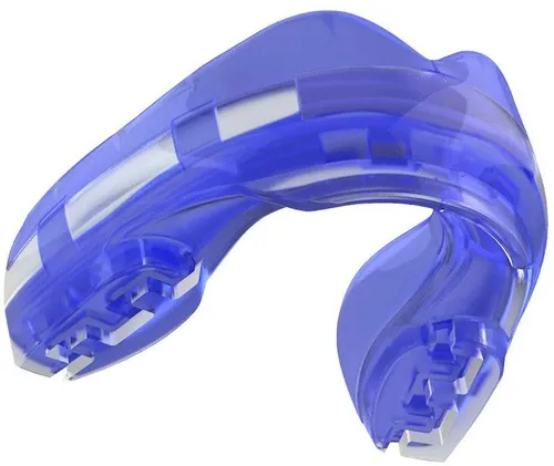 SAFEJAWZ Sport Zahnschutz für Zahnspangen - EIS Blau - Sportmundschutz für Vollkontakt-Sportarten mit BRACE HARBOUR-Design für optimalen Schutz der Zahnspange. Die maßgeschneiderte Passform sorgt für Komfort und Stabilität während des Trainings.
