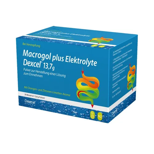 Macrogol Plus Elektrolyte Dexcel 13.7 G Ple 30 ST