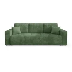 Furnisell Schlafsofa, Grün, Textil, 4-Sitzer, seitenverkehrt montierbar, 244x70x92 cm, Wohnzimmer, Sofas & Couches, Schlafsofas