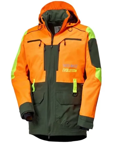 Parforce Jagdjacke Hatz-Watz Waterproof Signalorange/Oliv, M