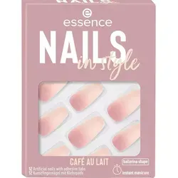 NAILS IN STYLE uÃ±as artificiales #16-café au lait 12 u