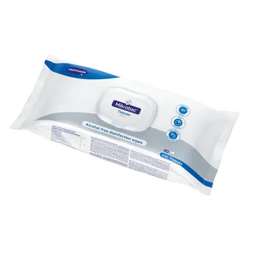Paul Hartmann AG Desinfektionstücher Bode Mikrobac Tissues XXL Flow Pack, 40 alkohol- und aldehydfreie Desinfektionstücher 9813394