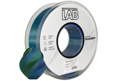 Prof. Lab Filament Silk PLA Filament Mehrfarbig 1KG 1.75mm, Rainbow Filament