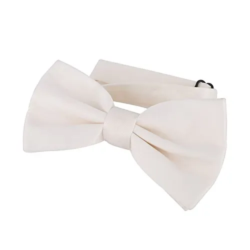 DonDon Fliege Schleife Elfenbein bereits gebunden verstellbar