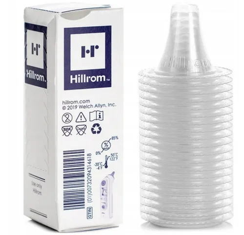 Ersatzschutzkappen Braun Hillrom Thermoscan Schutzkappen, 20-St., Hygienische Temperaturmessung, Einfache Anwendung, Einweg-Schutzkappen